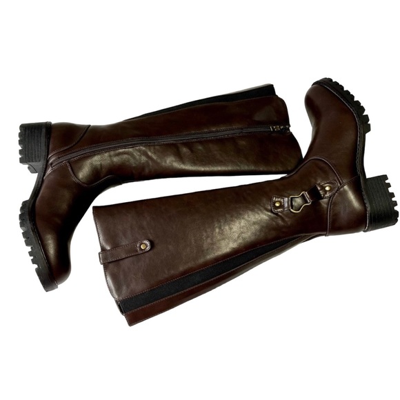 Aquatherm Betty Dark Brown Knee High Boot Women’s Size 6 - Picture 9 of 10